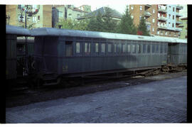 Material móvil de la serie C 414 del Ferrocarril de La Robla para el transporte de viajeros, dete...