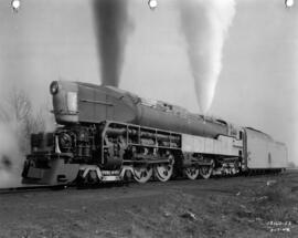 Prototipo 6110 de T1 de locomotora de vapor para Pennsylvania Railroad en 1942 por la fábica de B...