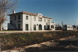 Estación de Horna - Villarcayo de la línea cerrada de Santander al Mediterráneo