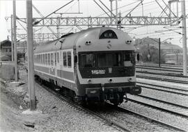 Automotor diésel serie 597 - 004 - 1 de RENFE, TER (Tren Español Rápido) (ex 9701 a 9760), constr...