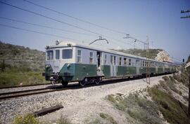 Unidad de tren eléctrica o automotor eléctrico de la serie 436 - 001 a 062 de RENFE, serie anteri...