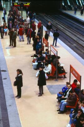 Viajeros en Atocha