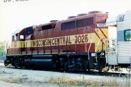 Locomotora WC-3025 (GP40), ex UP(WP), del tren especial del "Chicago's Rails Tour" entr...