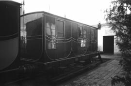 Centenario del Ferrocarril en España 1848-1948, cuya exposición se emplazó en el tinglado nº 2 de...