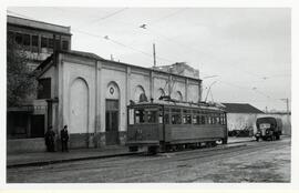 Vista de un tranvía de La Coruña