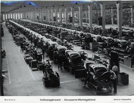 Cadena de montaje de los Volkswagen