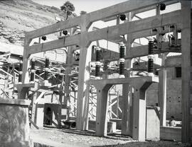 Subestación de Calancha en construcción. Línea de Manzanares a Cordoba