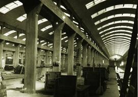 Estación de San Andrés Arenal. Línea de Zaragoza a Barcelona por Lérida.