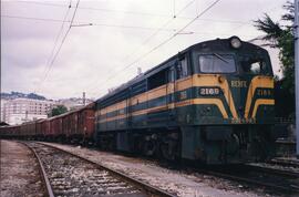 Locomotora diésel - eléctrica 321 - 069 - 7 de la serie 321 - 001 a 080 de RENFE, ex 2169 de la s...