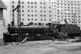 Locomotora de vapor 131 + 030 nº 202 con sistema Mallet del Ferrocarril del Tajuña de ancho métrico