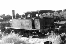 Locomotora de vapor 030 - 0221 de la serie 030 - 0219 a 0223 de RENFE (ex Ferrocarril de Torralba...