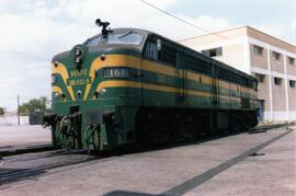 Locomotora diésel - eléctrica 316 - 011 - 6 de la serie 316 - 001 a 017 de RENFE, ex 1611, fabric...