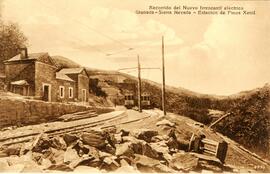 Vista de la estación del municipio de Pinos-Genil, provincia de Granada, del nuevo Tranvía Ferroc...