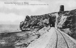 Salida del túnel nº 4 de la línea Málaga-Vélez de los Ferrocarriles Suburbanos de Málaga