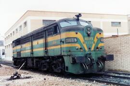 Locomotora diésel - eléctrica 316 - 014 - 0 de la serie 316 - 001 a 017 de RENFE, ex 1614, fabric...