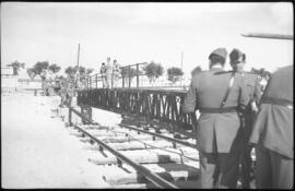 Maniobras en Cuatro Vientos del Servicio Militar de Ferrocarriles