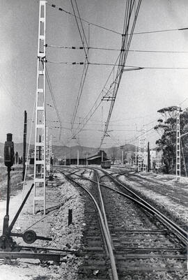 Estación de Blanes de la línea de Barcelona -Término a Massanet-Massanas (vía Mataró)