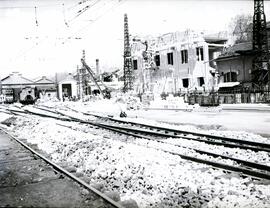 Estación de Madrid - Príncipe Pío. Obras de remodelación del depósito.