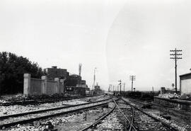 Salida de la estación de Tarragona de la línea de Valencia a Tarragona