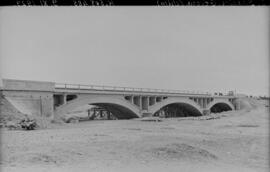 Sustitución de puentes metálicos. Línea Madrid-Badajoz. Km. 505,485. Puente Gévora (chico).