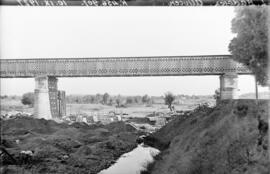 Sustitución de puentes metálicos. Línea Madrid a Badajoz, km 456,907. Puente Aljucén.