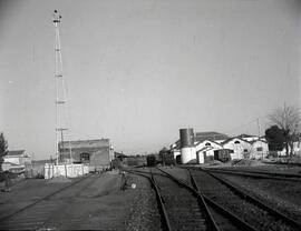 Depósito de material y tracción de la estación de Valencia de Alcántara de la línea de Madrid a V...