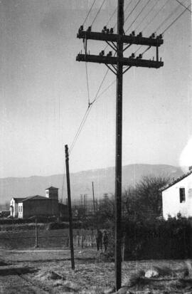 Estación de Balenyá (Balenyà), de la linea de Barcelona a San Juan de las Abadesas, situada en el...