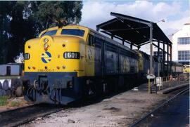 Locomotora diésel - eléctrica 316 - 001 - 7 de la serie 316 - 001 a 017 de RENFE, ex 1601, fabric...