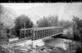 Puente Peña de la Viuda, situado entre los municipios de Chodes y Ricla