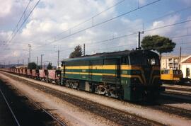 Locomotora diésel 2138 de la serie 2101 a 2180 de RENFE, serie fabricada por ALCO, Euskalduna, CA...