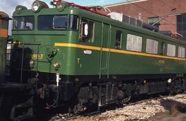 Locomotoras eléctricas de la serie 279 - 001 a 016 de RENFE, ex. 7901 a 7916, fabricadas por Mits...