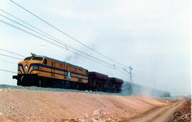 Locomotora diésel - eléctrica 316 - 002 - 5 de la serie 316 - 001 a 017 de RENFE, ex 1602, fabric...