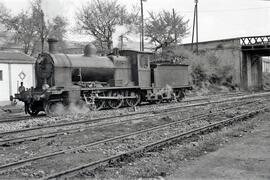 Locomotora de vapor 230 - 2063 de RENFE, (serie 230-2059 a 230-2064), (ex serie Oeste 760 - 765) ...