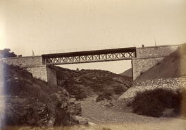 Puente sobre la riera de Llansá en la línea de Gerona a la Frontera Francesa