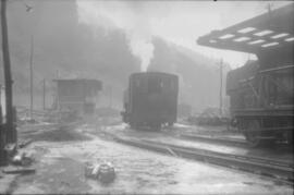 Zona de muelles de la estación de La Florida de los Ferrocarriles de Langreo (Gijón a Sama de Lan...