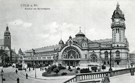 Estación y plaza de Colonia.