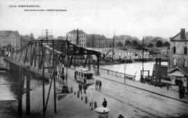 El puente nuevo, en Bremerhaven-Geestemünde.