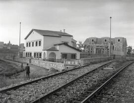 Subestación de Astorga en la línea de Palencia a La Coruña