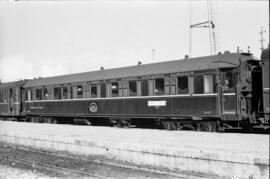 Coche cama 3367 de la Compañía Wagons Lits detenido en la estación de Madrid - Atocha
