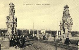 Vista del Puente de Toledo de Madrid