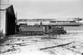 Locomotora de vapor 220 T nº 6, fabricada por Black Hawthorn en 1883 con nº de fábrica 696, y loc...