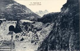 Túnel número 9 de la línea de Huesca a Francia por Canfranc