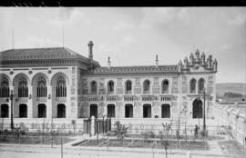 Construcción de la estación de Toledo en la línea Castillejo-Toledo