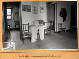 Interior de la vivienda del capataz en la estación de Tablada