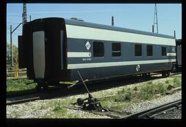 Coche cama TWL6d - 623024 para Talgo Pendular 200 o Talgo 6 en un lugar sin identificar, con logo...