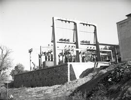 Subestación de Massanet - Massanas. Línea Tarragona a Barcelona y Francia