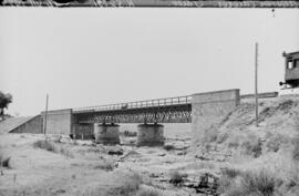 Puente viejo Salor, situado en el km 52, 791 de la línea de Aljucén a Cáceres