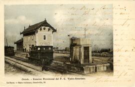 Estación Provisional del Ferrocarril Vasco-Asturiano en Oviedo