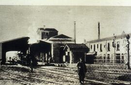 Antigua estación de Barcelona del Ferrocarril de Barcelona a Mataró, primer ferrocarril peninsula...