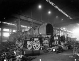 Prototipo 6110 de T1 de locomotora de vapor para Pennsylvania Railroad en 1942 por la fábica de B...